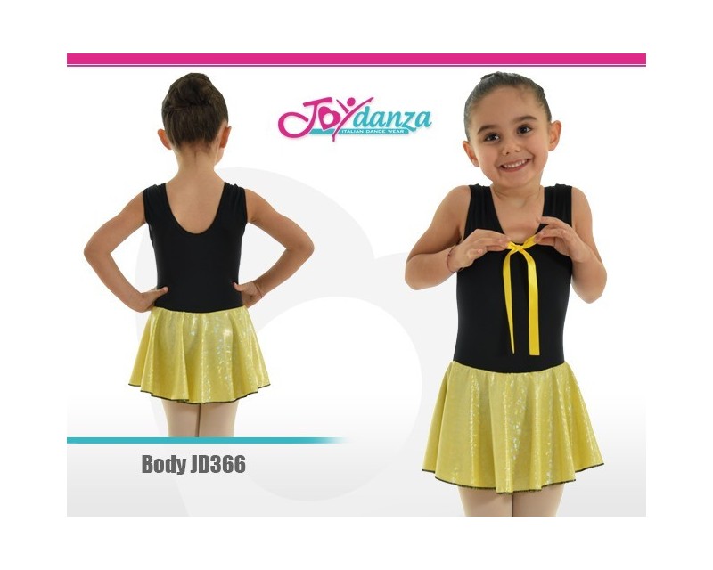 Body con gonna laminata Abbigliamento Danza Body danza bambina Danza Moderna Costumi moderna e musical