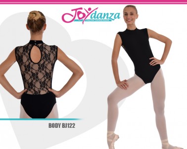 Body danza schiena in pizzo